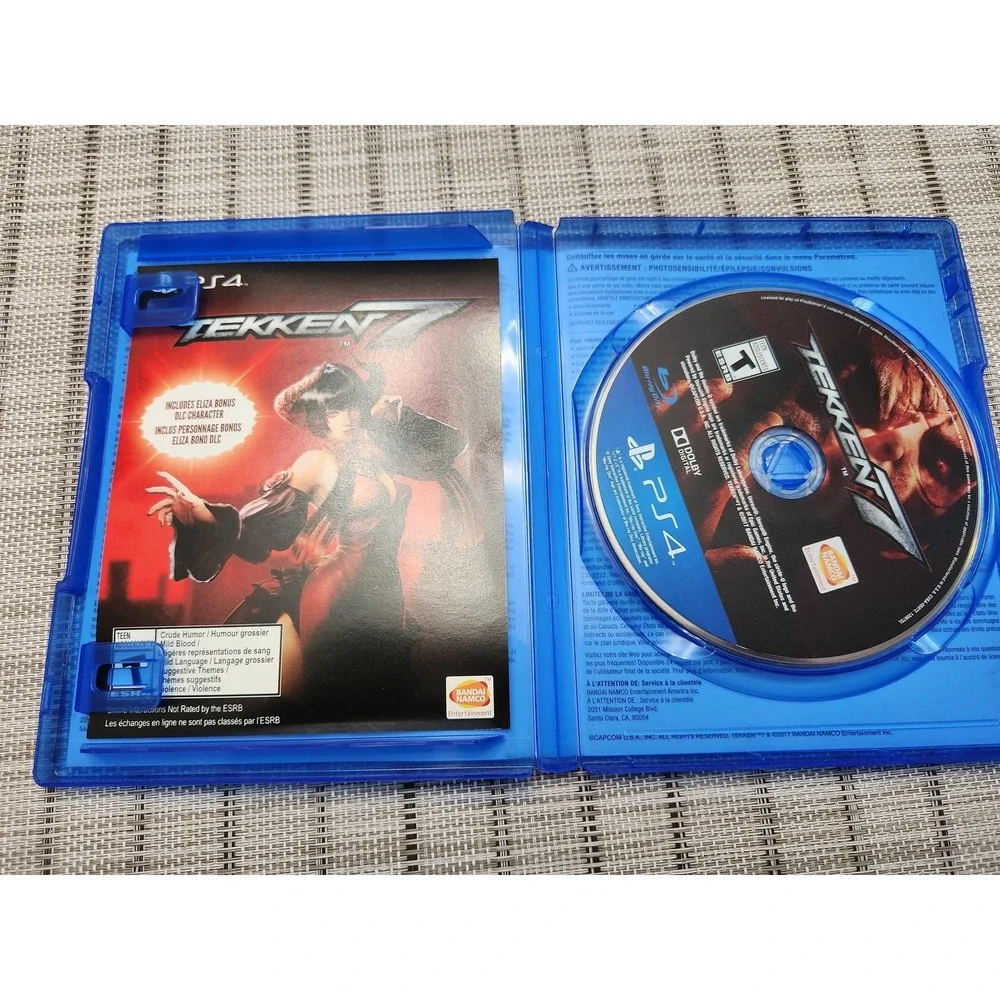 Tekken 7‎ Day 1 Edition Sony PS4 Video Game Bandai Namco T Teen Fighting NTSC
